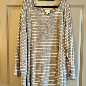 AVA & VIV Striped Long Sleeve Tee
